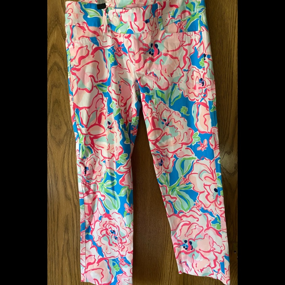 Lilly Pulitzer Cropped Pants (Holy Grail) NWOT